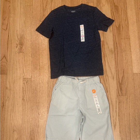 Boys Outfit Shirt and Shorts Preppy - Picture 1 of 3